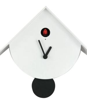 TITTI 2077 white Contemporary Cuckoo and pendulum wall clock