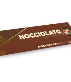 Torrone nocciolato classico tre-mori cioccolato fondente e nocciole