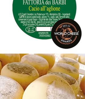 Halbgereifter Pecorino-Käse mit Aglione della Val di Chiana Fattoria dei Barbi