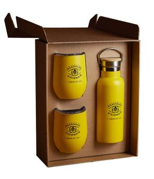 Visionair London Dry Gin Gift box con 2 bicchieri termici Visionairgin