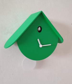 TITTI 2077 verde smeraldo Diamantini Domeniconi moderno orologio cucu e pendolo