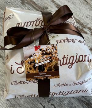 Colomba mit Zartbitterschokolade i sette Artigiani