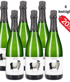 6 Flaschen Pecorante brut sparkling wine ancestral method Weingut Terre di Arengo