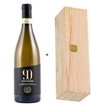 90 anniversario cassetta legno Verdicchio di Matelica DOC Produttori di Matelica 1932