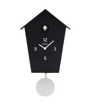 233 nero in betulla laccata orologio cucu con pendolo Diamantini Domeniconi