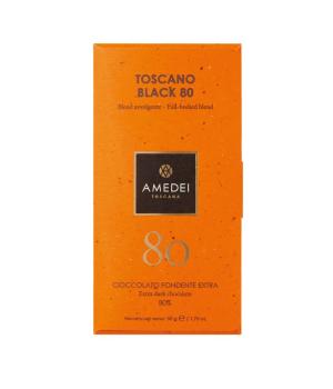 Amedei Tavoletta Toscano Black 80 cioccolato fondente 50 gr