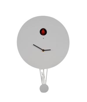 Meridiana 911 bianco Orologio cucu a parete a forma di mongolfiera