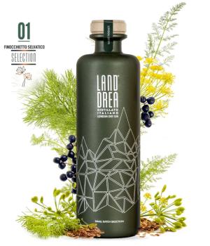 London Dry Fennel Gin, Small Batch Selection Landdrea