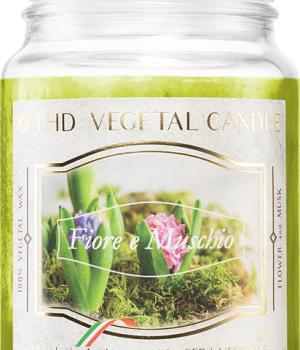 Candela profumata THD Vegetal Fiore e Muschio