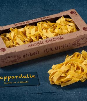 Pappardelle Eiernudeln Pasta di Montagna