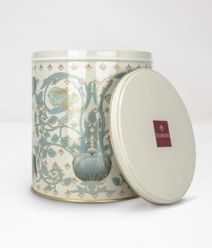 Domori Panettone in latta cioccolato e arancia 1Kg