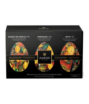Amedei Uovo Selezione Fondenti 3 da 80g
