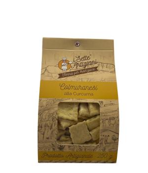 leckere Kurkuma-Snacks i sette artigiani