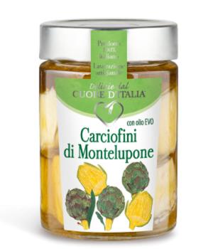 Carciofini di Montelupone sott'olio Cuore d'Italia