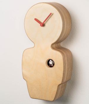 EVA birch Wooden Cuckoo Wall Clocks Diamantini & Domeniconi
