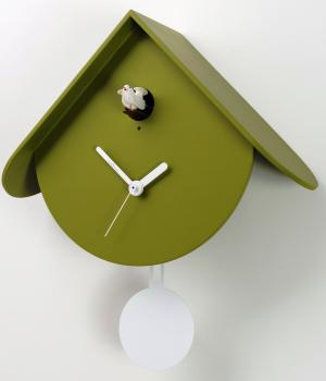 TITTI 2077 duchamp green Pendulum Wall Cuckoo Clock New