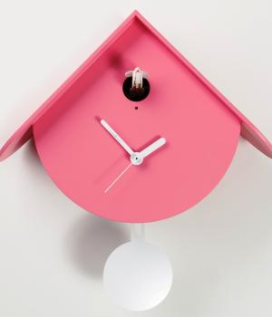 TITTI 2077 pink Pendulum Wall Cuckoo Clock News Maison & Objet  Paris