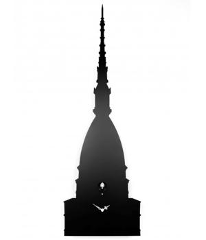 Una MOLE di CUCU nero Domeniconi orologio a cucu omaggio alla Mole Antonelliana