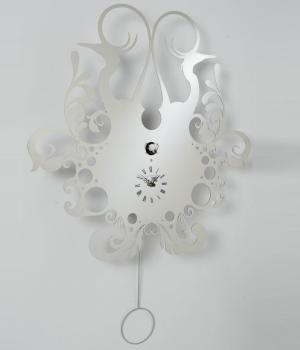 BACK NATURE mirror effect Cuckoo Clock with Pendulum Unique, exclusive model