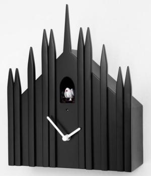 DUOMO black Cuckoo Clock Diamantini and Domeniconi