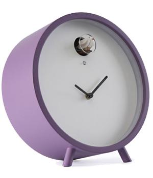 PLEX LED 211TL purple Cuckoo table clock with soft lighting