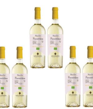 6 bottiglie PASSERINA BIO Marche IGT Velenosi vino bianco novità