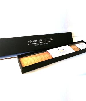 BOX black Spaghetti 50cm long Regina dei Sibillini Limited and numbered edition