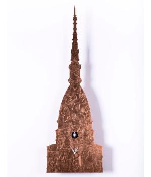 UNA MOLE DI CUCU copper leaf Cuckoo Wall Clock Italian Domeniconi