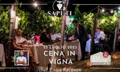 Cena in vigna stellata Saputi - Chef Errico Recanati ANDREINA