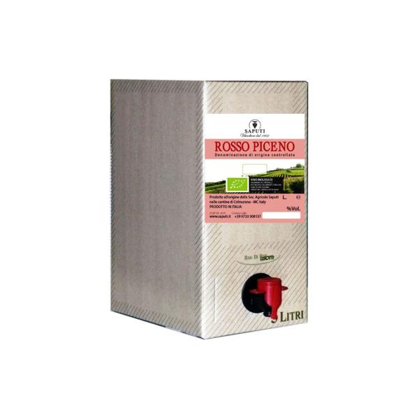BAG in BOX Rosso Saputi Piceno DOC zertifizierter Bio-Wein
