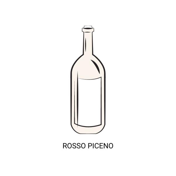 Rosso PICENO the best-selling wine of the MARCHE