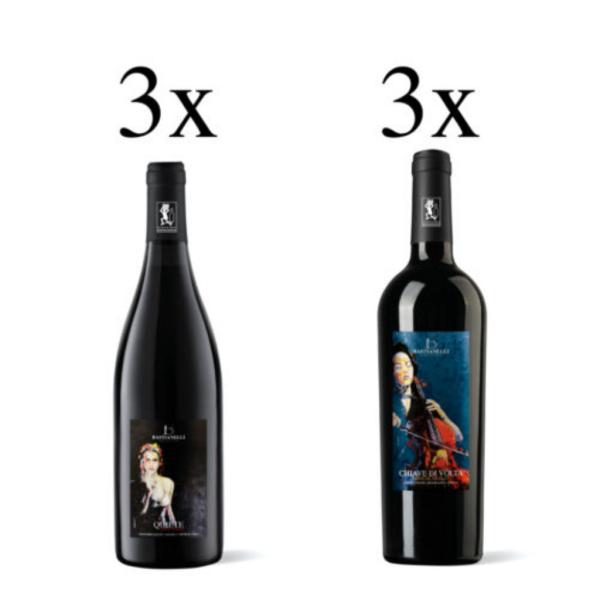 6 bottles of Bastianelli wines tasting 3 Quiete + 3 Chiave di Volta