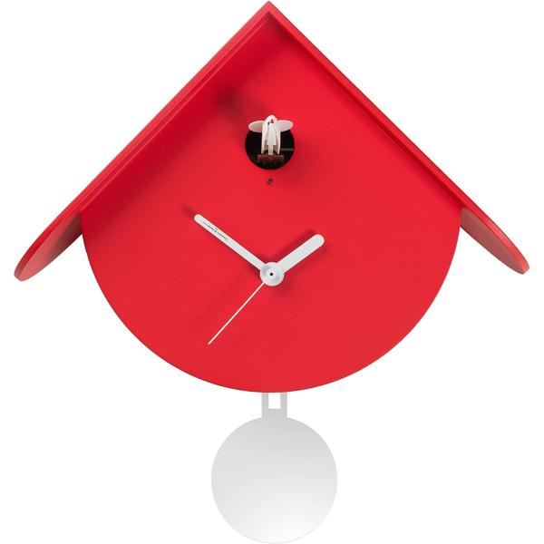 TITTI 2077 red Pendulum Wall Cuckoo Clock