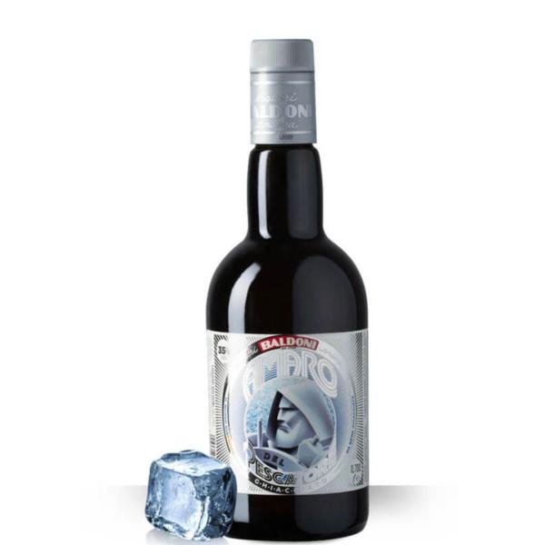 Amaro del Pescatore ghiacciato liqueur Baldoni italian quality