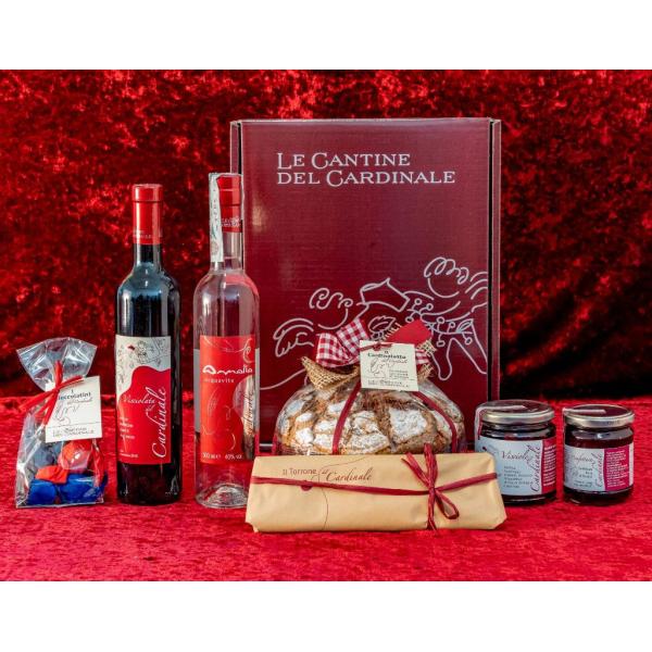 Sour cherries my love my love exclusive package Panettone + confectionery specialties Le Cantine del Cardinale