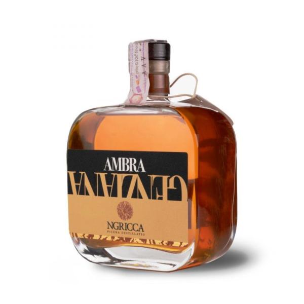 AMBRA Genziana Ngricca distillato del Piceno