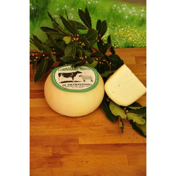Italian mixed milk soft cheese family's dairy Di Pietrantonio