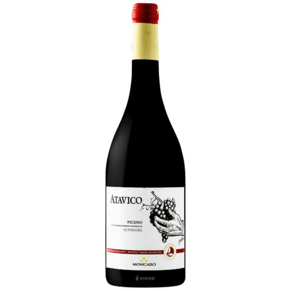 ATAVICO Moncaro Organic red wine without sulphites Piceno DOC Superior - BIO
