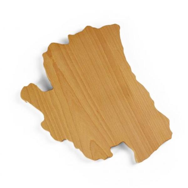Wooden cutting board shape Marche region