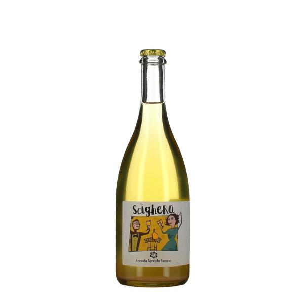 Scighera Schaumwein in der Flasche nachgärt - BIO