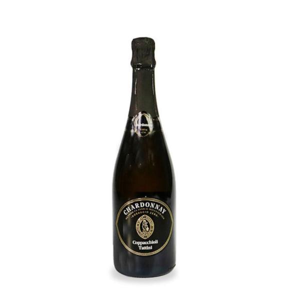 Spumante Chardonnay extra Brut metodo classico millesimato pas dosé Coppacchioli Tattini
