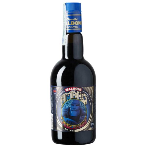 AMARO DEL PESCATORE liqueur Baldoni italian quality