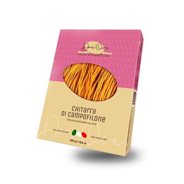 Chitarra all'uovo pasta secca di Campofilone Deci'Ova specialità regione Marche