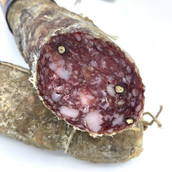 Salame lardellato Monterotti tipico marchigiano