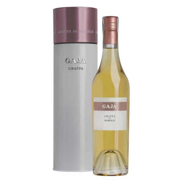 Gaja grappa invecchiata di Barolo astuccio tubo