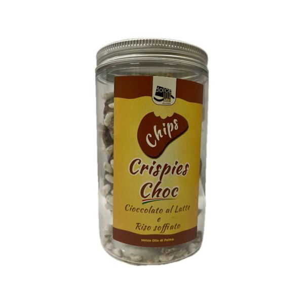 CHIPS Crispies Choc Snack milk chocolate and puffed rice DolceVita