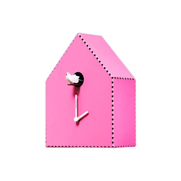 PuntiniPuntini  pink  Domeniconi cuckoo clock Italian designer