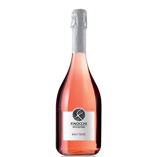 Rose' Brut sparkling wine Martinotti method Finocchi winemakers from Marche