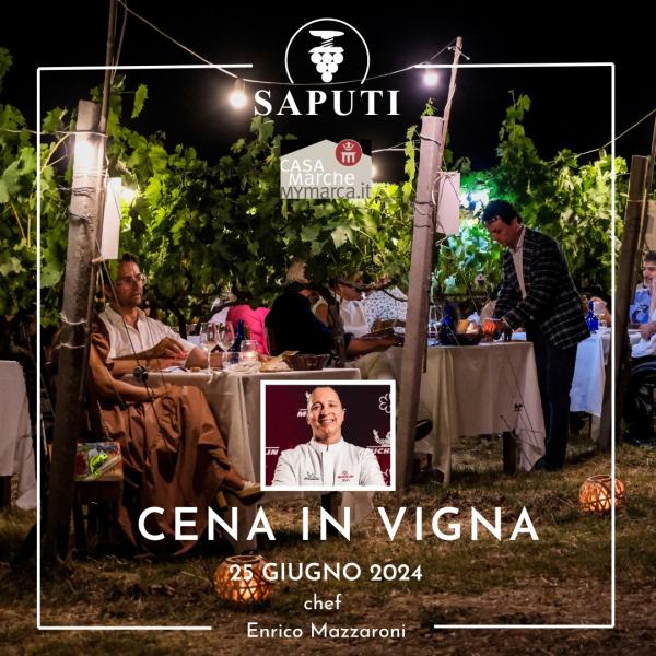 Notti Gourmet in Vigna: Le Cene Esclusive di Cantina Saputi con Enrico Mazzaroni