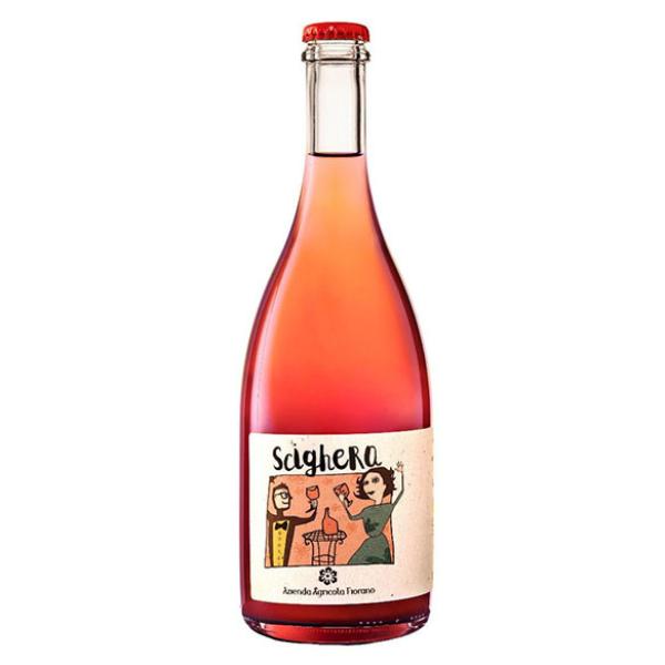 Scighira natural sparkling rosé wine Fiorano - BIO